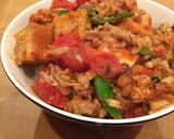 トマトそぼろ丼作り方4写真