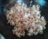 簡単昼食♡納豆豚ミンチカレーチャーハン作り方4写真