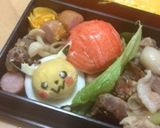 キャラ弁☆モンスターボールからピカチュウ作り方8写真