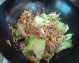 簡単昼食♡納豆豚ミンチカレーチャーハン作り方5写真