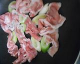 春キャベツと豚小間肉炒め、のせご飯作り方6写真