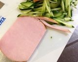 簡単☆めんつゆで春雨の中華サラダ作り方1写真