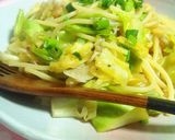 春キャベツとしらすのバター醤油パスタ☆作り方8写真