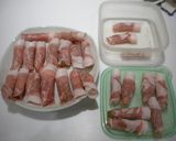 簡単！！蕗の豚肉巻き　作り方3写真