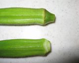 おくらとめかぶおろし作り方1写真