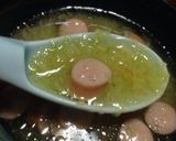 千切りキャベツとウインナースープ作り方5写真