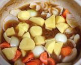 絶賛♡韓国風肉じゃが!キムチ鍋リメイク作り方1写真