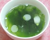 お吸い物：生青のり　作り方4写真
