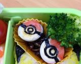 ピカチュウとモンスターボールのお弁当作り方4写真