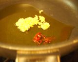 ホタルイカと菜の花のペペロンチーノ風炒め作り方3写真