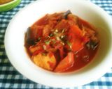 冬のポカポカ✩チキンのトマト煮作り方4写真