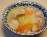 白だしを使った簡単鍋・豚バラと白菜入り～作り方3写真
