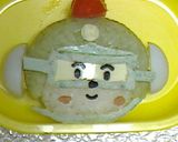 キャラ弁 ロボカーポリー ヘリー作り方11写真