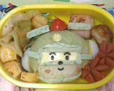 キャラ弁 ロボカーポリー ヘリー作り方13写真