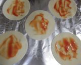 ちっちゃいピザ（餃子の皮で）作り方2写真