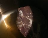 *塩豚のチーズクリームソース*作り方2写真
