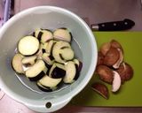茄子と椎茸の味噌チーズ焼き作り方1写真