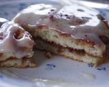 シナモンロール風パンケーキ★休日の朝食に作り方10写真