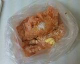 鶏団子のタネ。作り方1写真