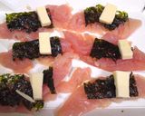 チーズと海苔de ささみ巻き♪作り方3写真