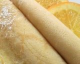 クレープ 蜂蜜オレンジ添え作り方11写真