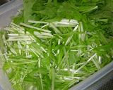 水菜の保存方♪作り方2写真