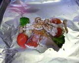 魚介類のホイル包み焼き☆ローズマリー風味作り方6写真