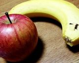 ダイエット☆りんごばななスムージー作り方1写真