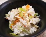 絶品春の味ＤＥ若ごぼう炊き込みごはん作り方4写真