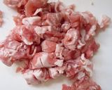 豚肉と玉ねぎの甘辛煮（肉まん・丼物にも）作り方1写真