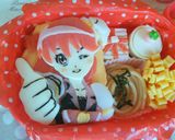 キャラ弁♥ハピネスチャージ プリキュア!キュアラブリー作り方13写真