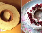 バウムクーヘンでデコ・ケーキ♥作り方1写真