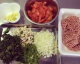 簡単！野菜たっぷりキーマカレー♡作り方1写真