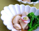 箸休め♪菜の花トマトで海苔胡麻和え作り方5写真