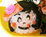 女の子おにぎり☆キャラ弁作り方6写真