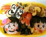 女の子おにぎり☆キャラ弁作り方9写真