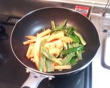 すべてカンの野菜炒め【自炊2食目】作り方5写真