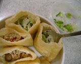 残り物で袋煮(^^♪作り方3写真