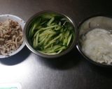 新玉葱&鶏皮&きゅうり＊簡単サラダ作り方3写真
