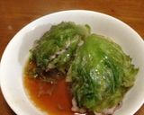 豚肉とレタスの重ね蒸し作り方4写真
