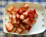 ビターな誘惑❤チョコと苺๑ムース作り方3写真