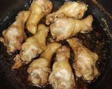 鶏手羽元のホロホロ甘辛煮込み~醤油~作り方5写真