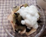 朝食に☆フルーツヨーグルト作り方2写真