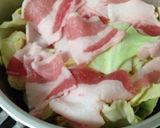 豚バラと春キャベツのお餅スープ♡作り方2写真