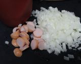 ふなっしーサンタ♪キャラ弁♪やランチ☆作り方1写真