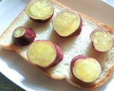 さつま芋とウィンナーのカレー塩トースト作り方4写真