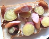 さつま芋とウィンナーのカレー塩トースト作り方5写真