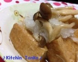 厚揚げのキノコおろしあんかけ作り方6写真