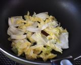 白菜と卵のクロワッサン♪サンド作り方3写真