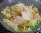 白菜と卵のクロワッサン♪サンド作り方4写真